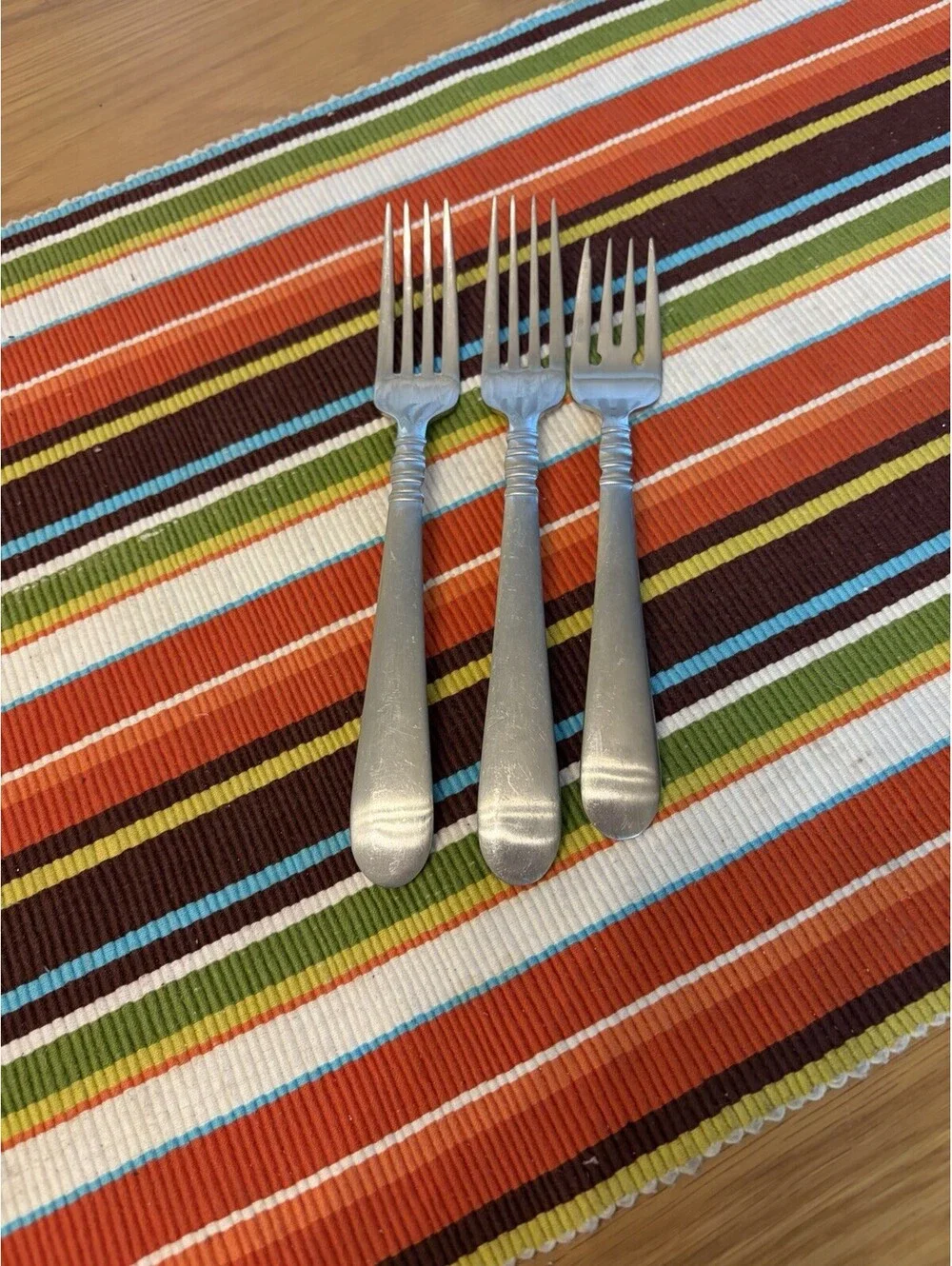 Cuisinart 18/10 Stainless 3 Forks 2 Dinner Forks & 1 Salad Fork China